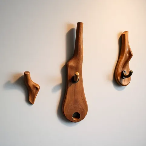 Ciekawe wieszaki na ścianę