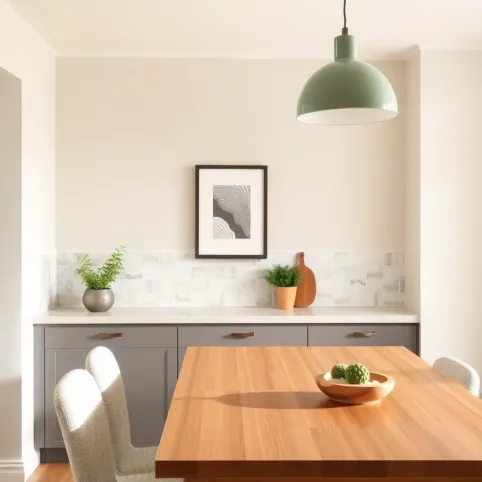 Co na ścianę w kuchni przy stole