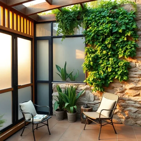 Co na ściany tarasu