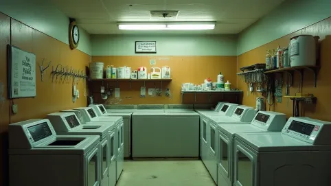 Co na ściany w pralni