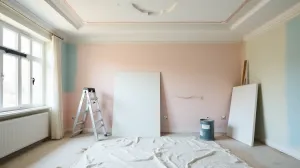 co najpierw malować sufit czy ściany