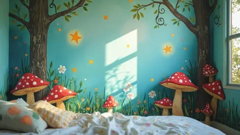 co namalować na ścianie w pokoju dziecka