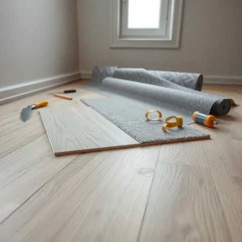 Co położyć na stare panele podłogowe