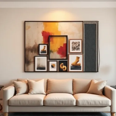 Co powiesić na ścianie nad kanapą