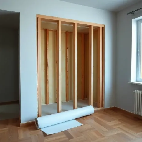 Czy dawać folię na ścianki działowe