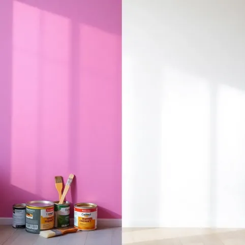 Czy malować ściany na biało przed kolorem
