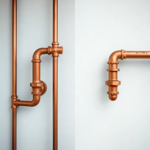 Czy można malować miedziane rury gazowe