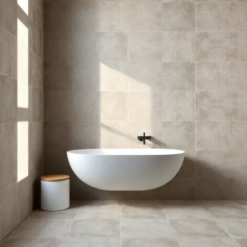 Czy płytki podłogowe można kłaść na ścianę