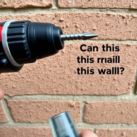 Czy wkrętarka można wiercić w ścianie