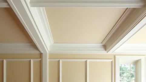 czym malować kasetony sufitowe