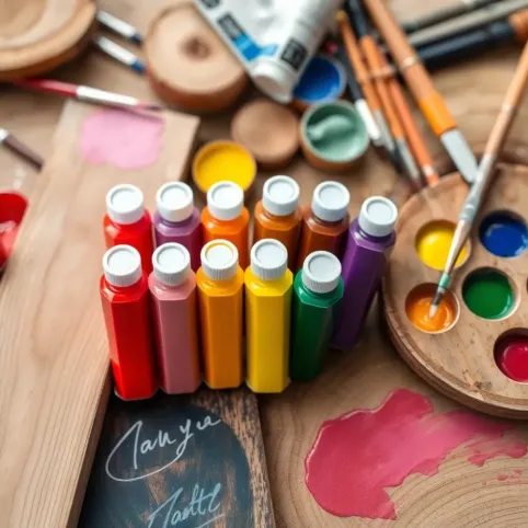 Czym malować obraz na drewnie