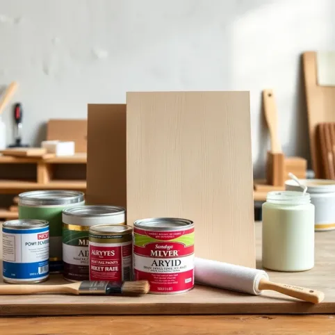 czym malować płyty mdf