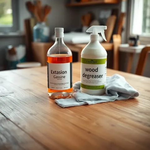 Czym odtłuścić drewno przed malowaniem