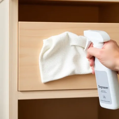 Czym odtłuścić meble z płyty przed malowaniem