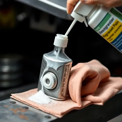 Czym odtłuścić metal przed malowaniem