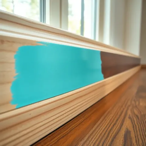 Czym pomalować drewniane listwy przypodłogowe