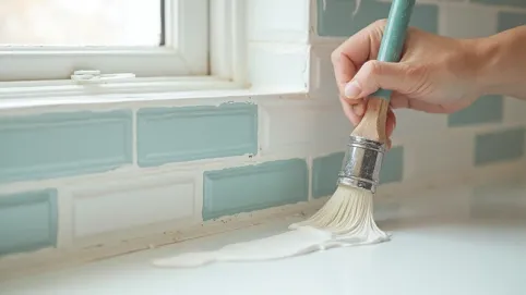 czym pomalować fugi w kuchni