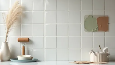 czym pomalować kafelki w kuchni