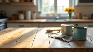 Czym pomalować stół drewniany w kuchni