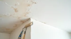 czym pomalować sufit po zalaniu