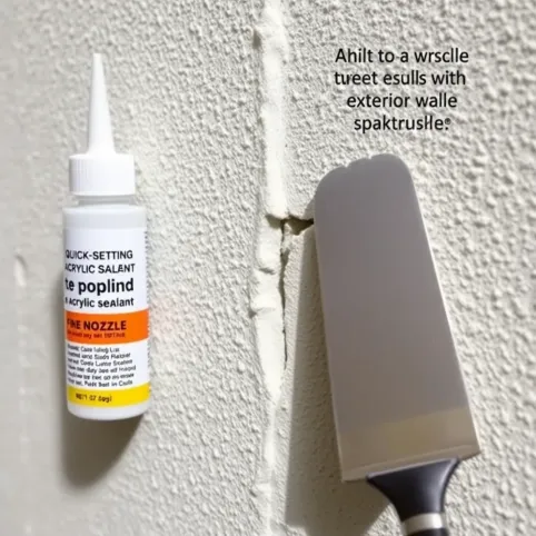 Czym wypełnić pęknięcia w ścianie zewnętrznej