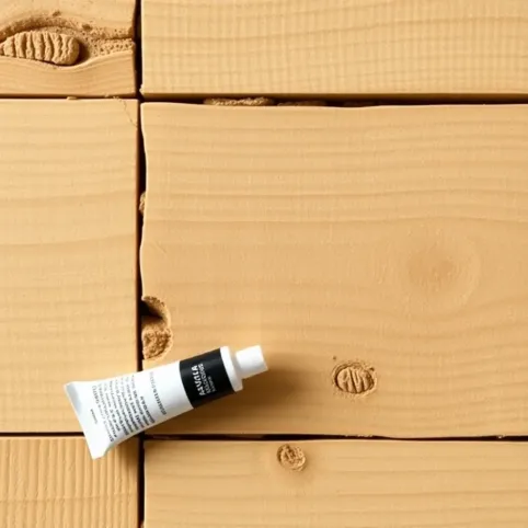 Czym wypełnić szpary między deskami na ścianie