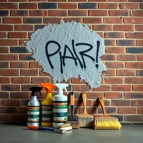 Czym zmyć spray ze ściany