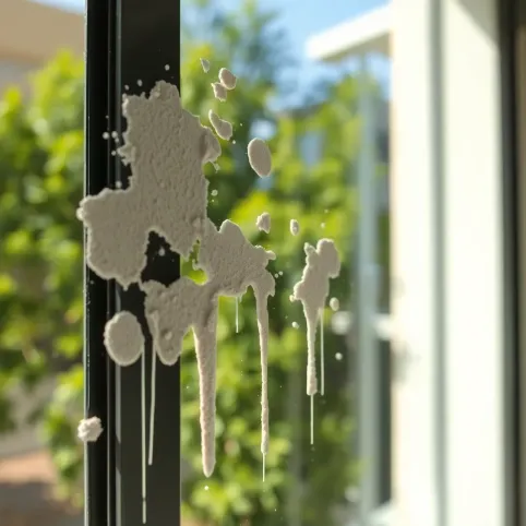 Czym zmyć tynk silikonowy z okien