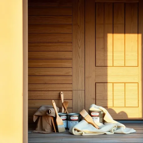 Czyszczenie i malowanie domów drewnianych