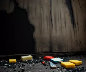 Czyszczenie ścian po pożarze