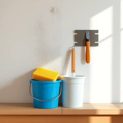 Czyszczenie ścian przed malowaniem