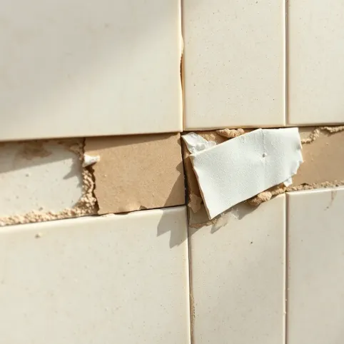 dlaczego płytki odpadają ze ściany