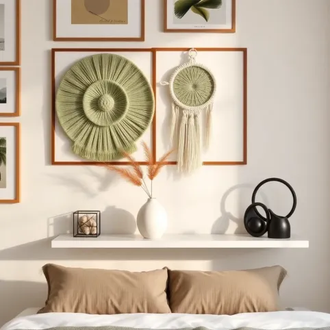 Dodatki do sypialni na ścianę