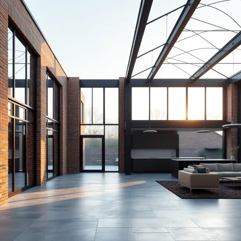 Dom W Stylu Industrialnym Projekt