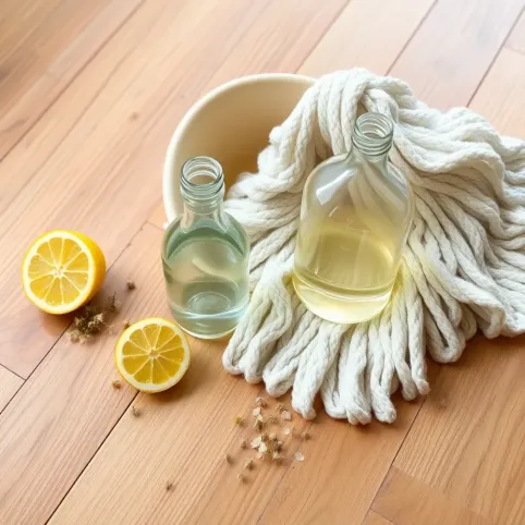 domowe sposoby na mycie drewnianej podłogi