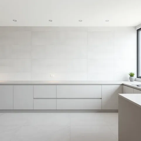 Duże płytki ścienne do kuchni