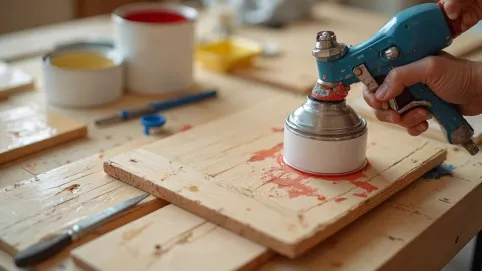 Farba do drewna do malowania natryskowego