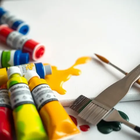 Farby akrylowe do malowania na płótnie