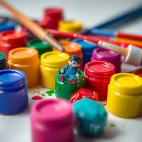 Farby do malowania figurek