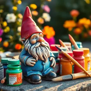 Farby do malowania figurek ogrodowych