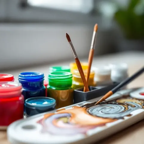 Farby do malowania figurek z żywicy