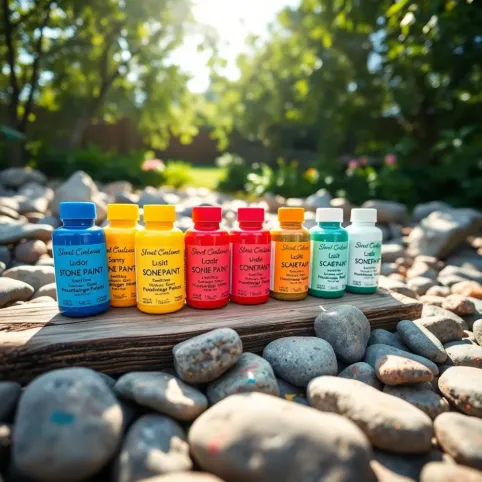 Farby do malowania kamieni w ogrodzie
