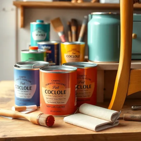 Farby do malowania mebli