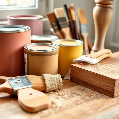 Farby do malowania mebli drewnianych