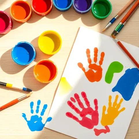 Farby do malowania palcami Astra