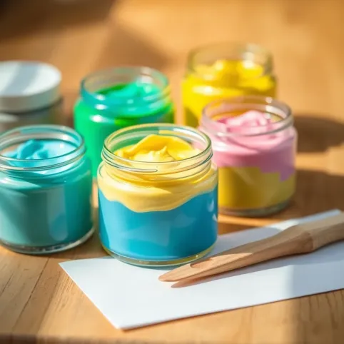 Farby do malowania palcami jadalne