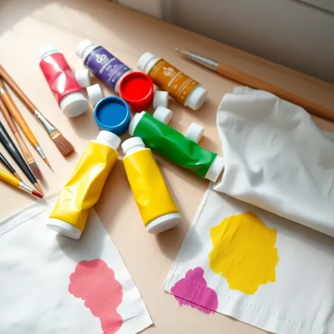 Farby do malowania tkanin niespieralne