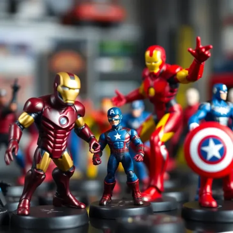 Figurki do malowania Marvel