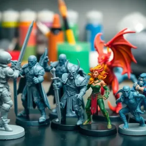 Figurki do malowania z gier