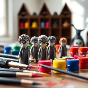 Figurki gipsowe do Malowania Harry Potter